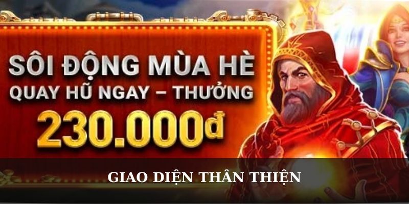 Giao diện thân thiện